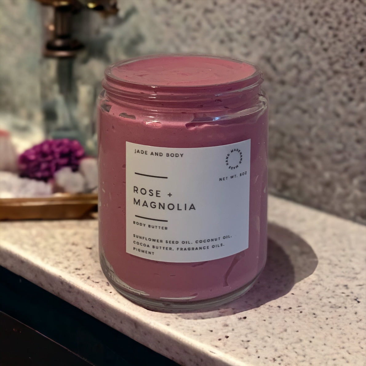 Rose and Magnolia Whipped Body Cream