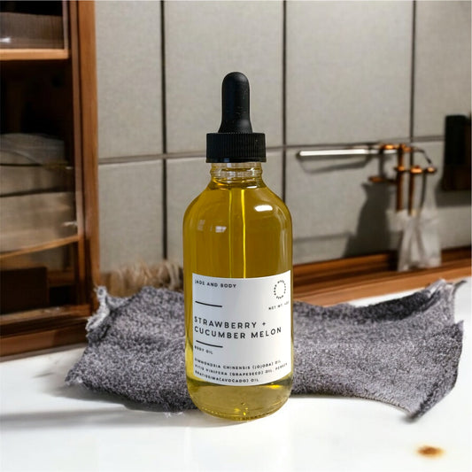 Strawberry and Cucumber Body Oil