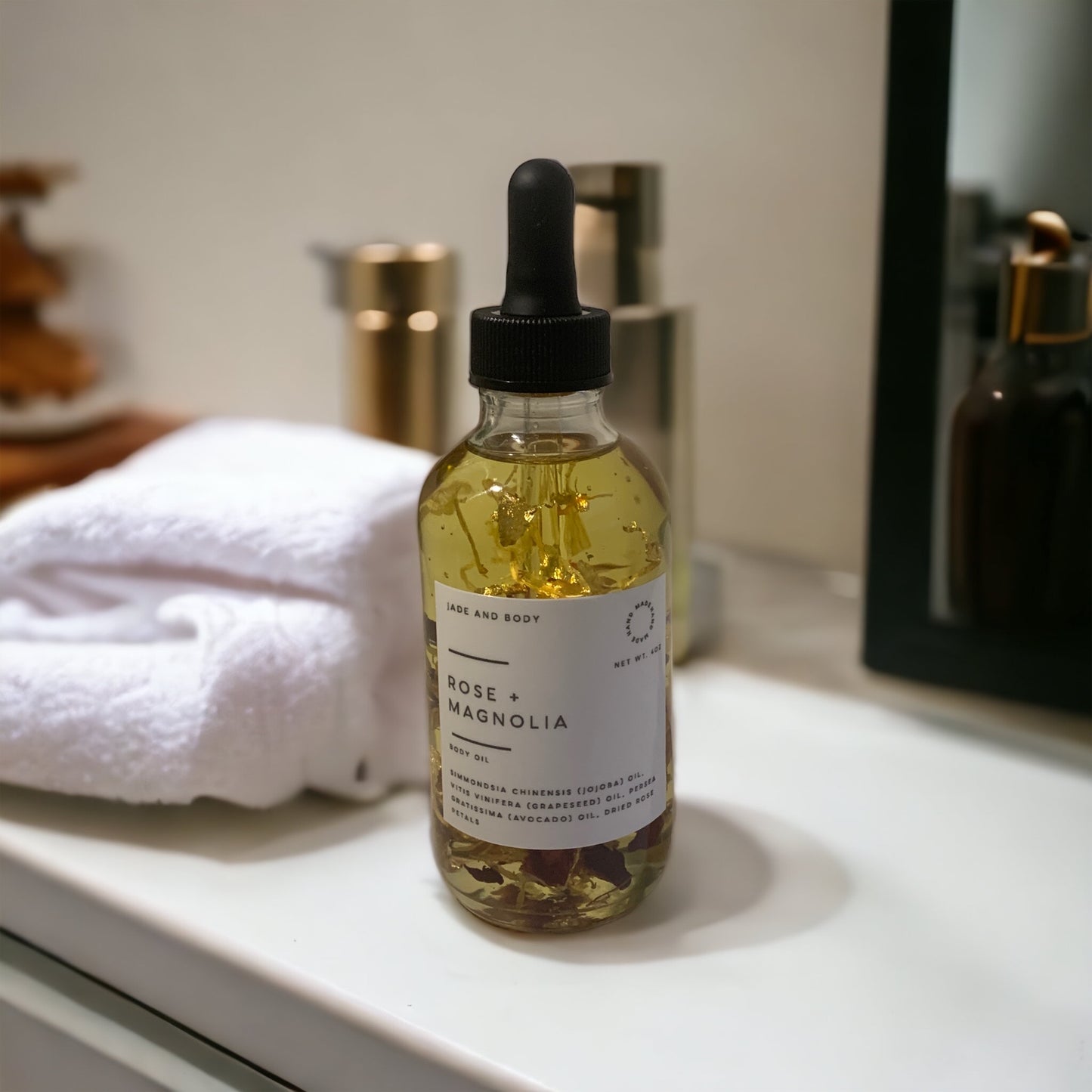 Rose and Magnolia Body Oil